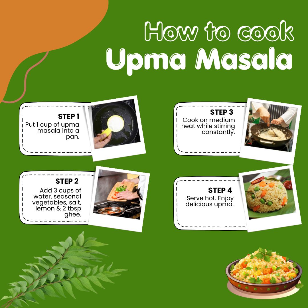 Upma Masala | Instant Ready in 5 mins